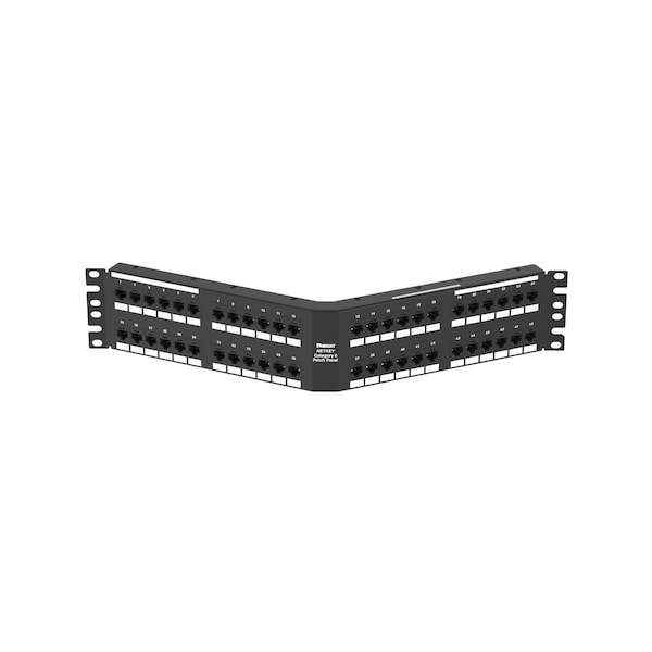 Panduit 48 Port, Cat 6, Angled, Punchdown Pat NKA6PPG48Y - main